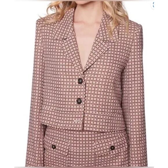 LOST + WANDER Women's Sara Cropped Blazer Size Medium - Picture 2 of 10